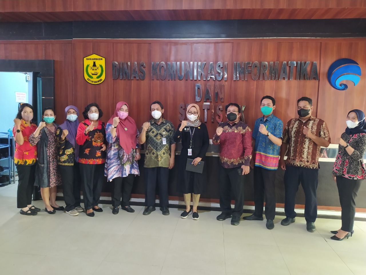 Kunjungan Studi ke Dinas Komunikasi, Informatika, dan Statistik Kota Banjarmasin dan Balai Monitor Spektrum Frekuensi Radio Kelas II Banjarmasin