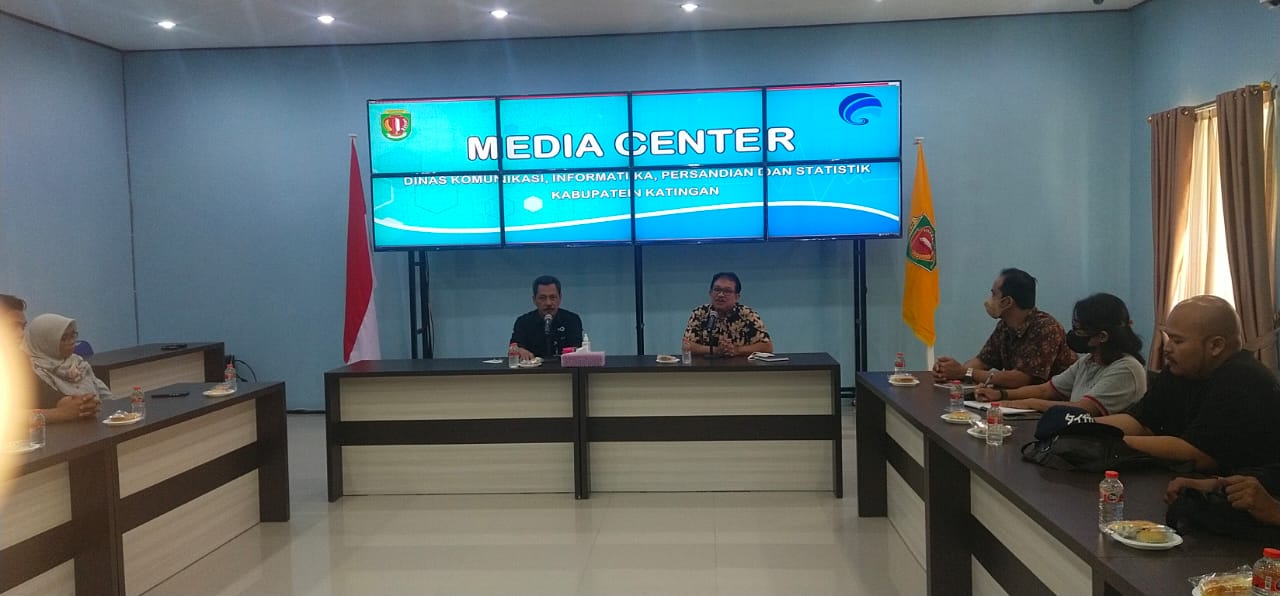 Diskominfopersantik Terima Kunjungan Pimpinan TVRI Kalimantan Tengah