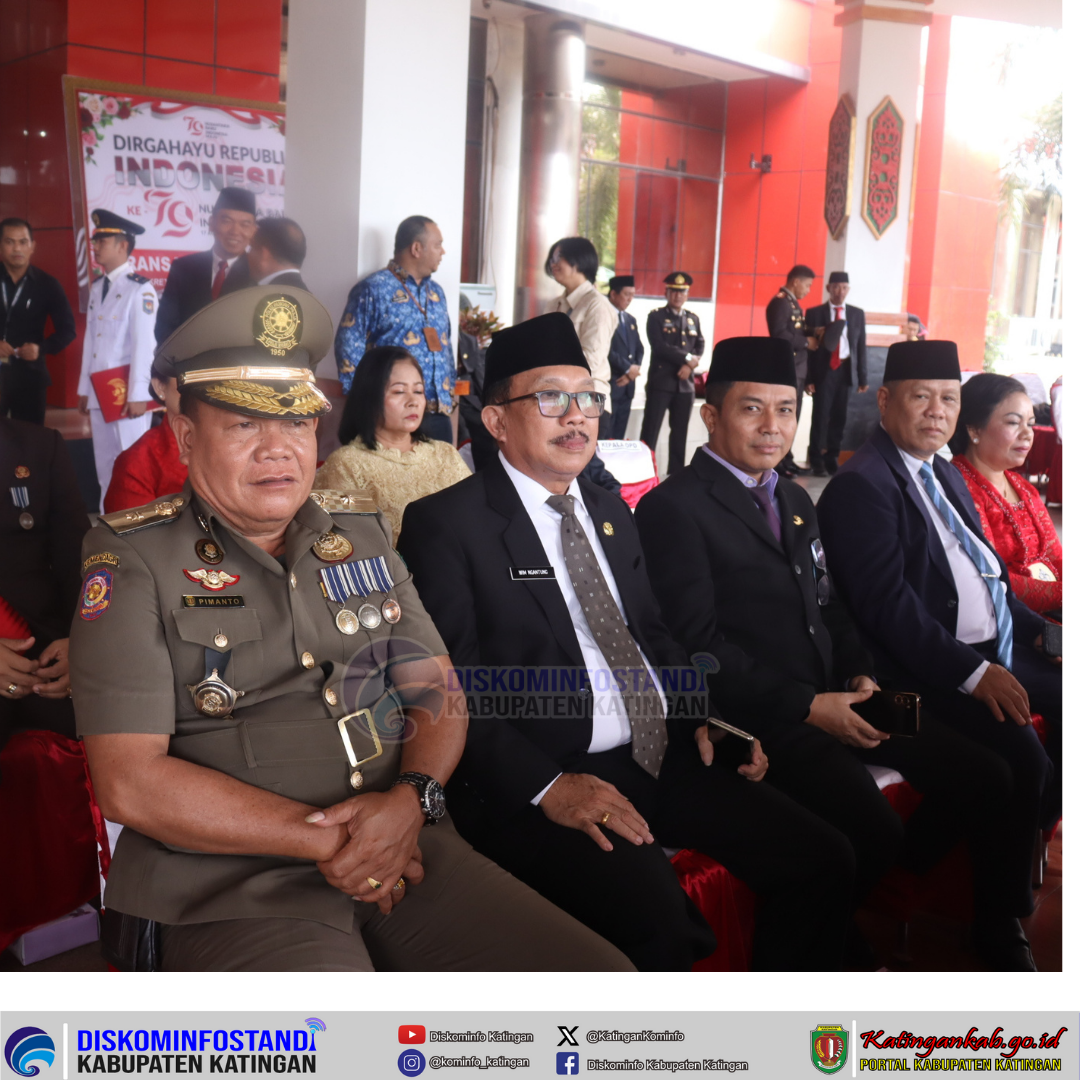 Kepala Diskominfostand Hadiri Upacara Bendera Peringatan HUT ke-79 Kemerdekaan RI
