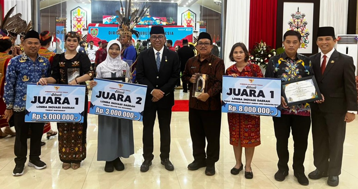 DISKOMINFOSTANDI KATINGAN RAIH JUARA I LOMBA INOVASI DAERAH TINGKAT OPD SE-KALTENG
