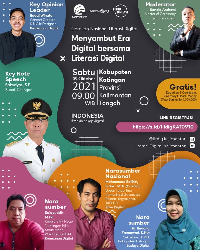 Kadis Kominfopersantik Harapkan Peserta Webinar Paham Manfaat Dunia Digital