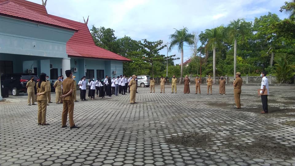 Diskominfopersantik Laksanakan Apel Pagi