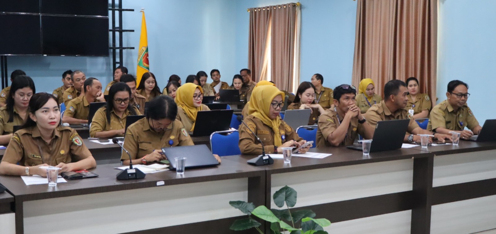 DISKOMINFOSTANDI DAN DISPERKIMTAN KATINGAN IKUTI ROADSHOW PELAPORAN SPT TAHUNAN KPP PRATAMA SAMPIT