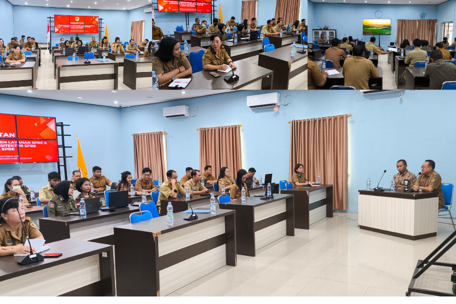 Kepala Diskominfostandi Katingan Buka Kegiatan Penyusunan Manajemen Layanan SPBE dan Updating Data Arsitektur SPBE